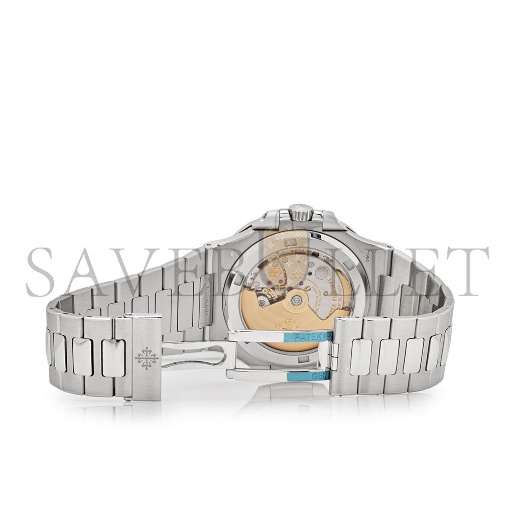 P**ek Ph**ppe nautilus platinum grey dial ruby bezel 5711/112p-001